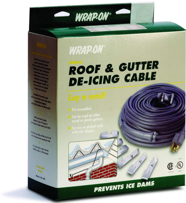WrapOn Roof and Gutter Heat Trace Cable