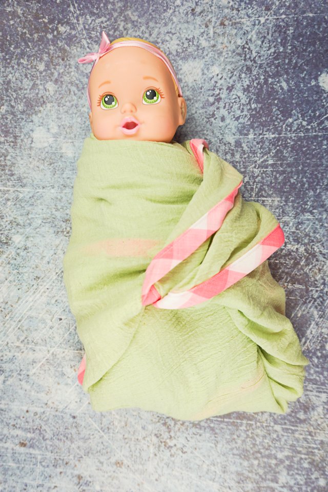 DIY Swaddle Blanket for Baby • Heather Handmade