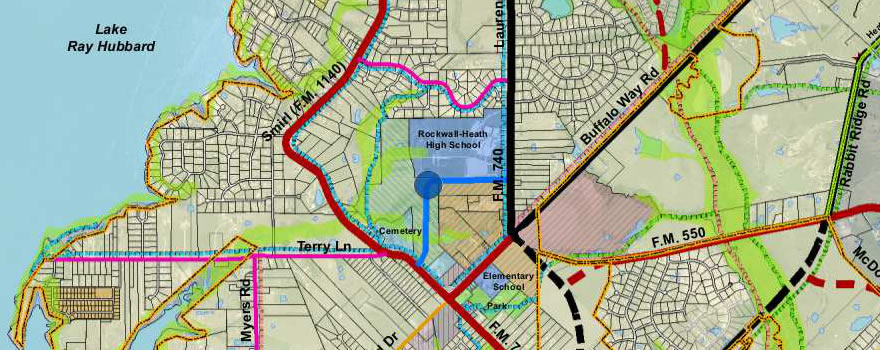 The City of Heath Transportation Plan was revised by an ordinance of