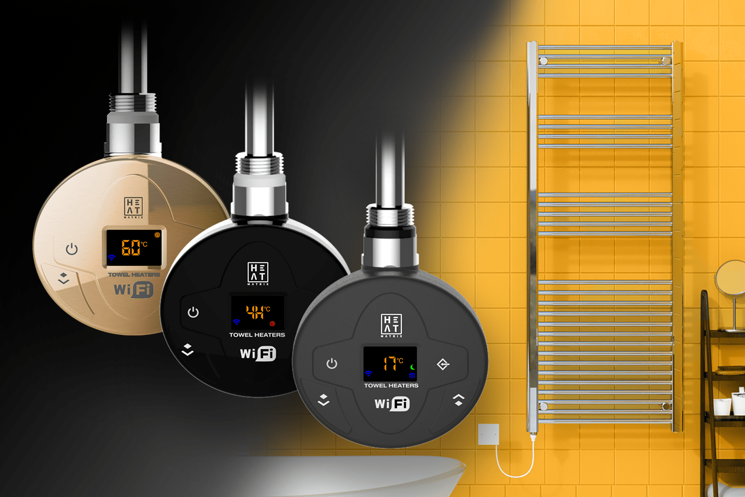 You need a Smart Electric Towel Rail Heat Matrix