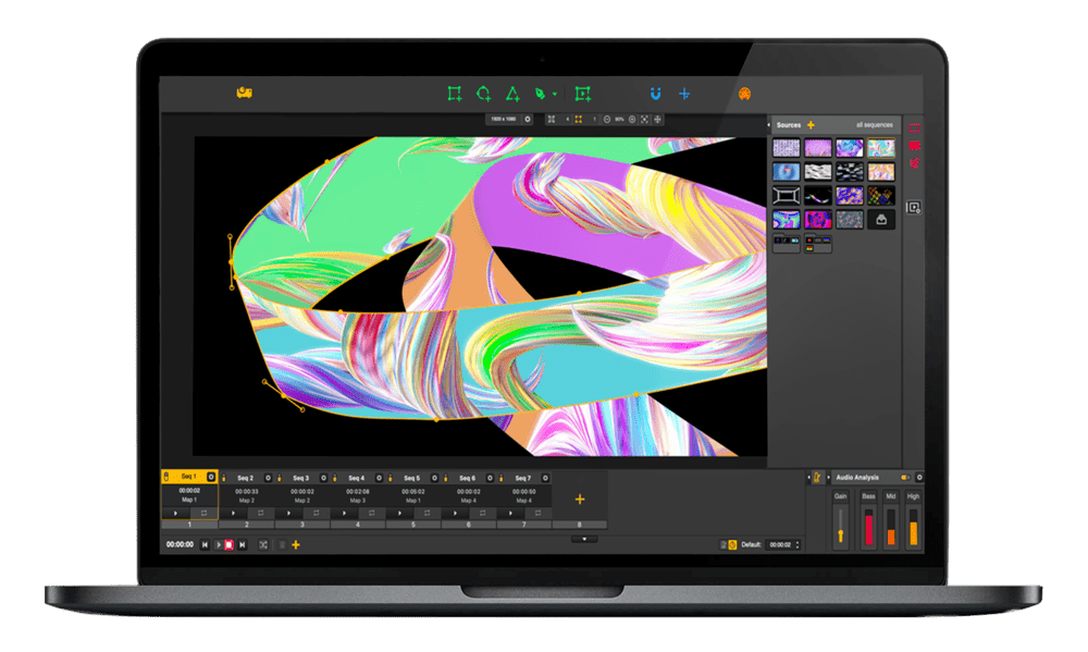 Free projection mapping software HeavyM Download now