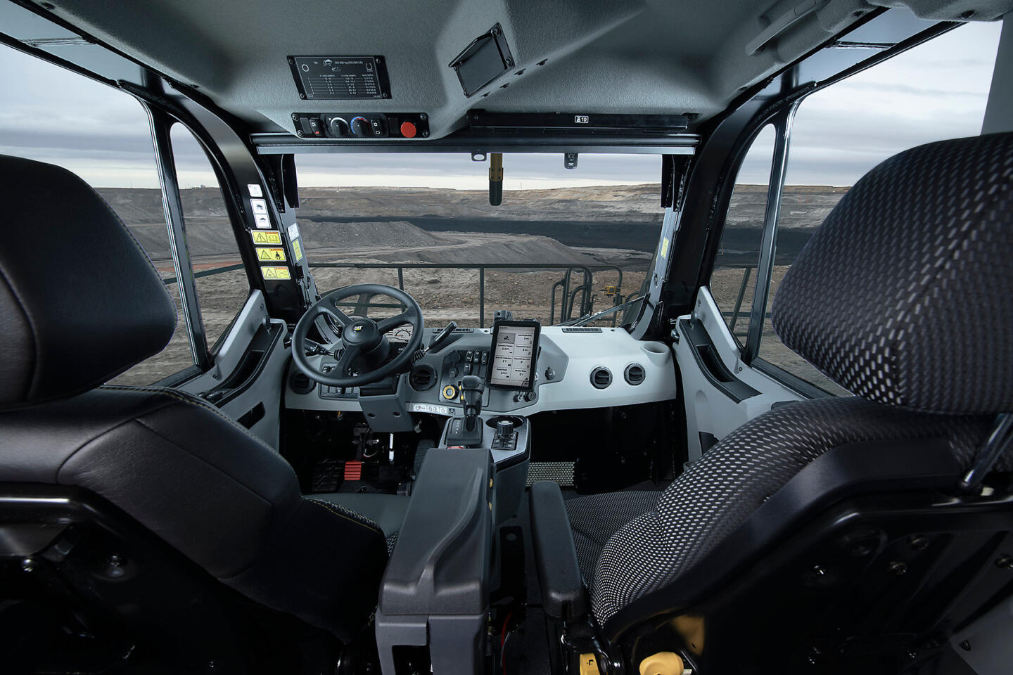 A Closer Look Inside Cat Next Generation Cab for Mining Trucks The