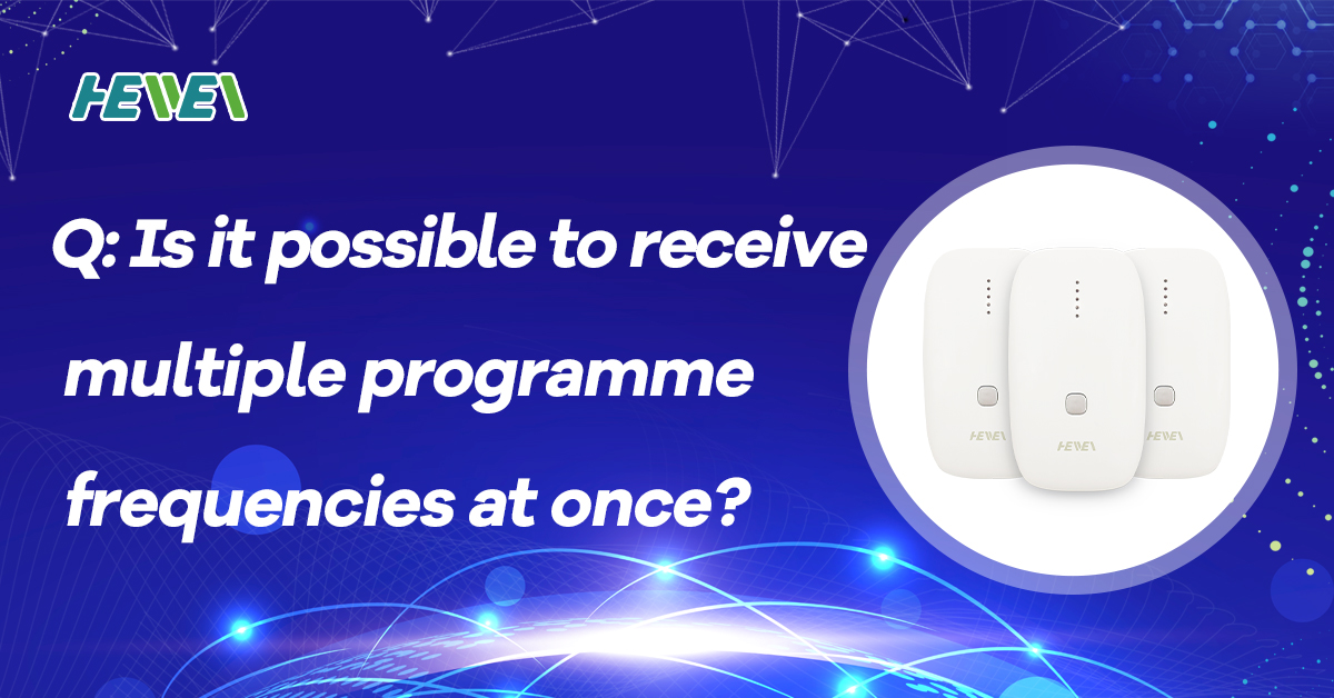 Is it possible to receive multiple programme frequencies at once