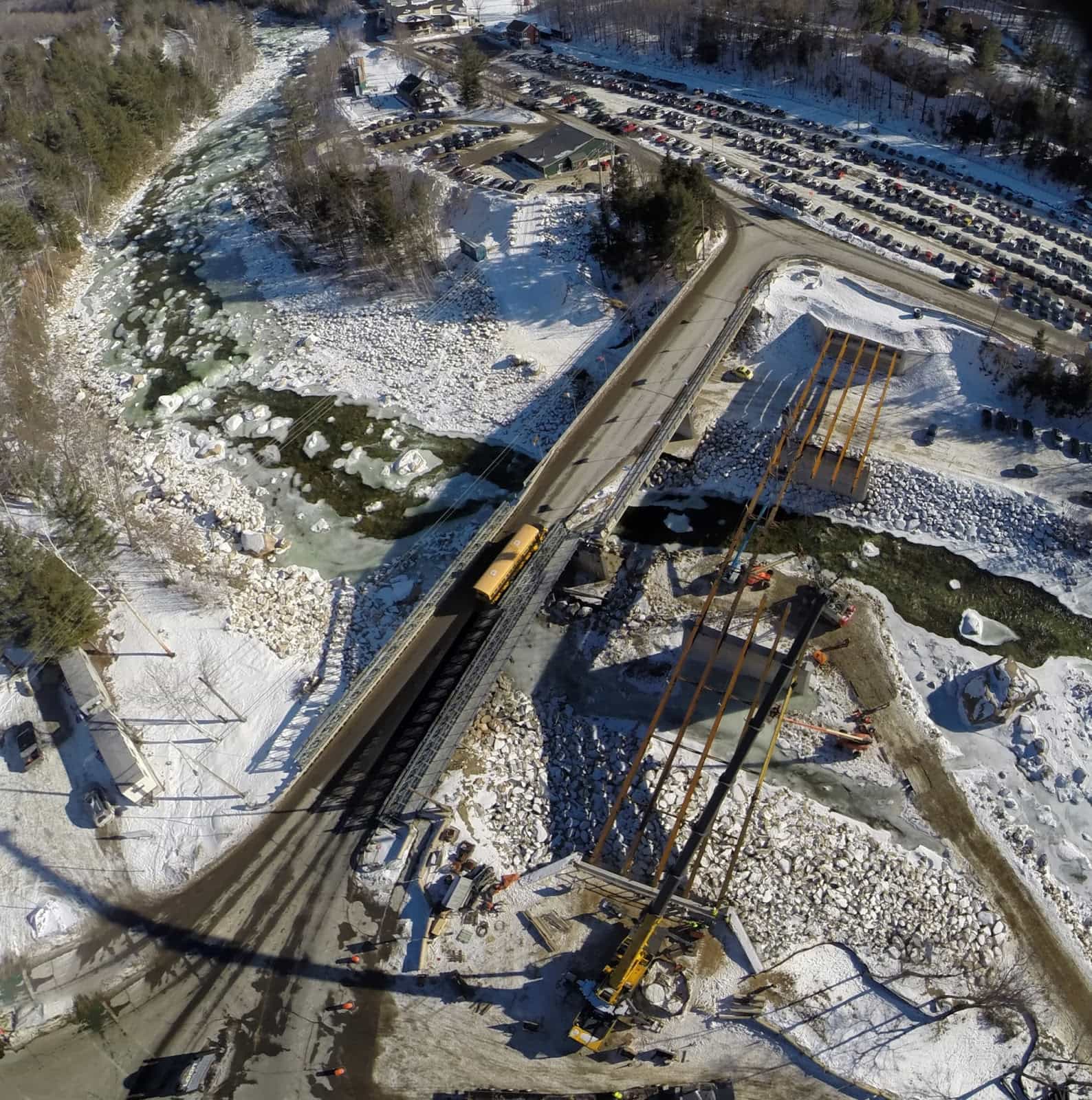 Loon Mountain Road Bridge Progress Update HEB Engineers