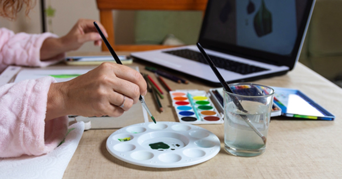 Taking Online Painting Lessons Hebrew Language Guide