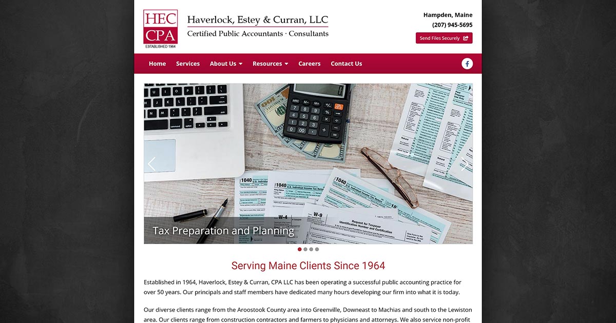 Haverlock, Estey & Curran, LLC Certified Public Accountants and