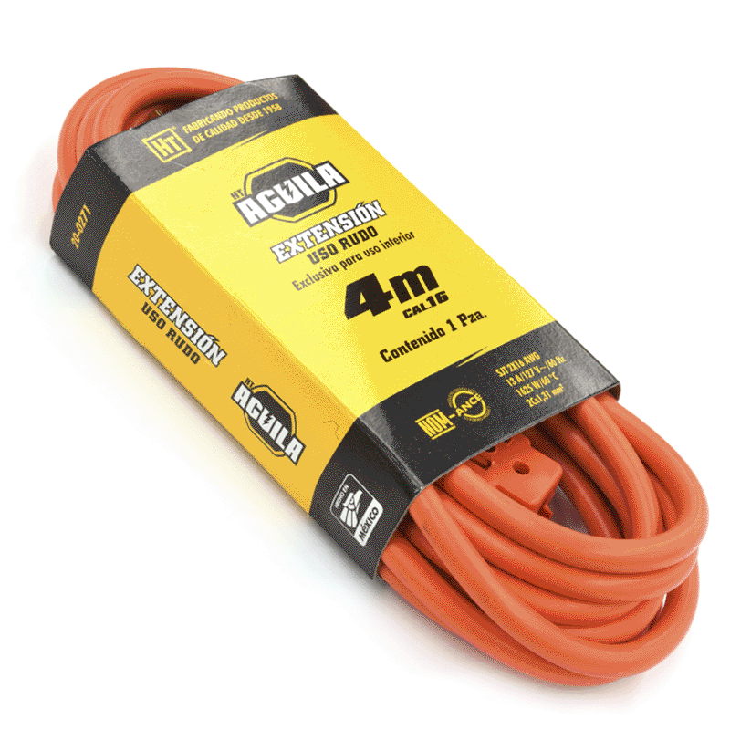 Extension Uso Rudo Cal.16 de 4m HT Productos Ferreteros de Calidad