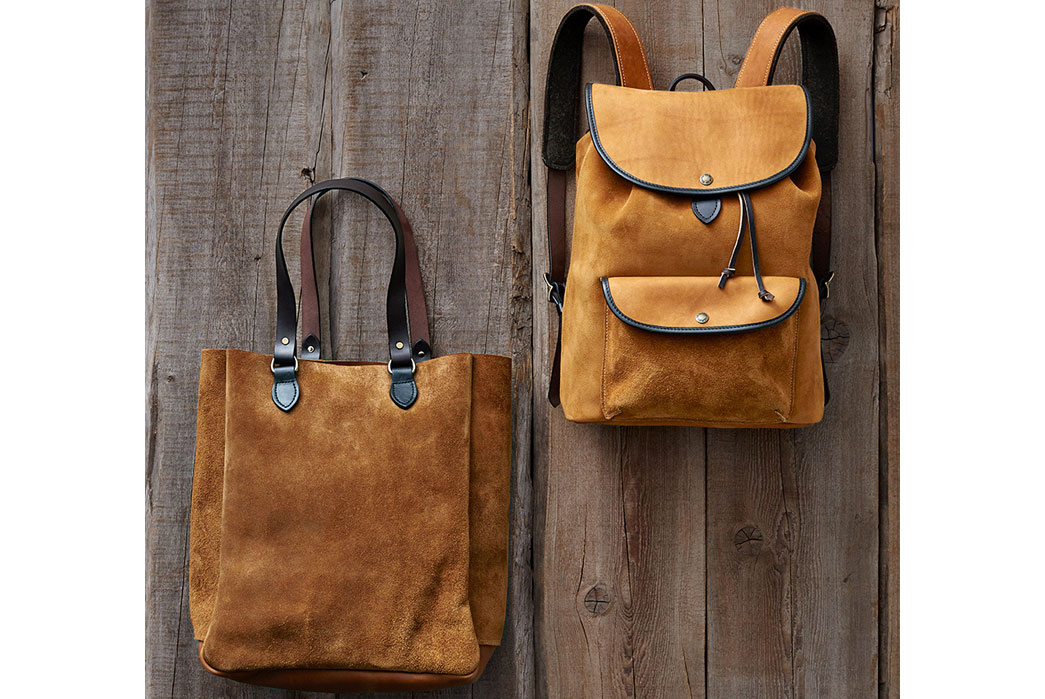 Filson Roughout Weatherproof Suede Bag Collection