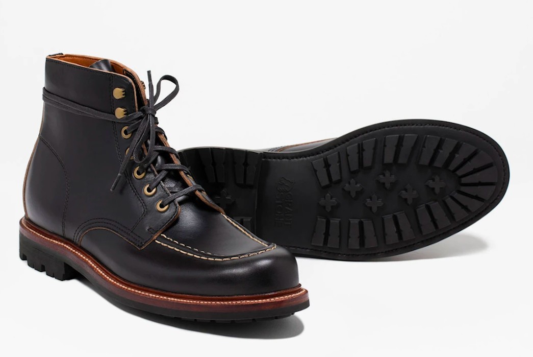 Grant Stone Bosses Its Brass Boot In Black Chromexcel