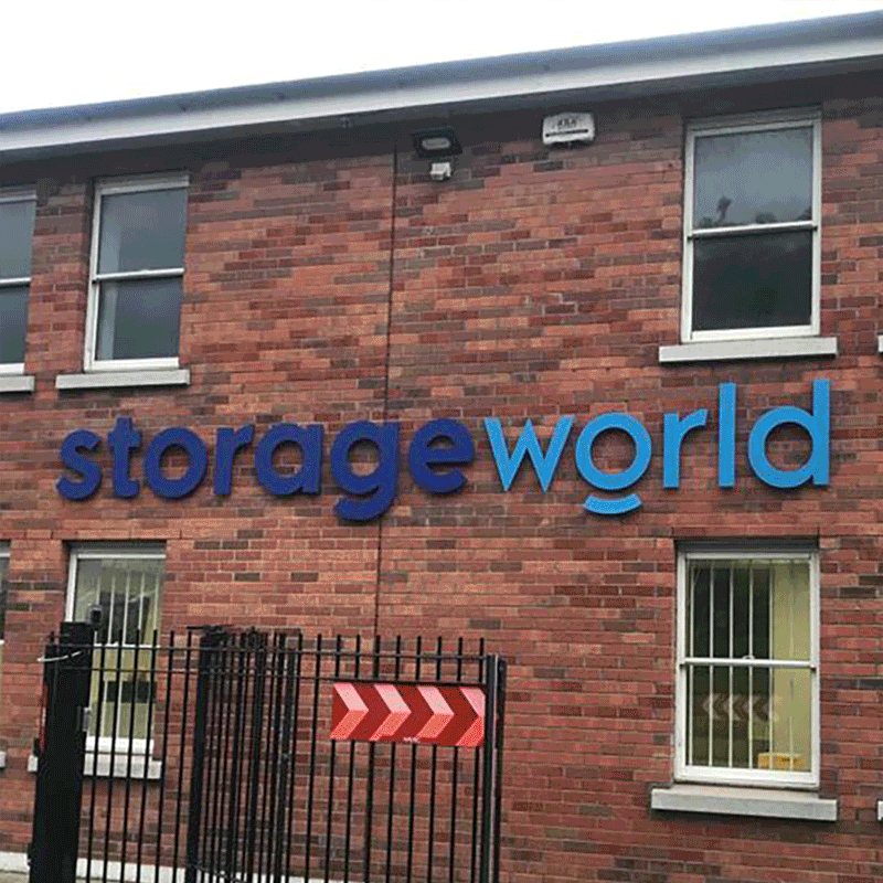 StorageWorld External and Internal signage Hederman Hasslefree print and design