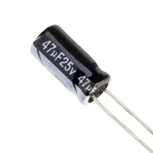 47uf 25V Electrolytic Capacitor | H&E Electronics