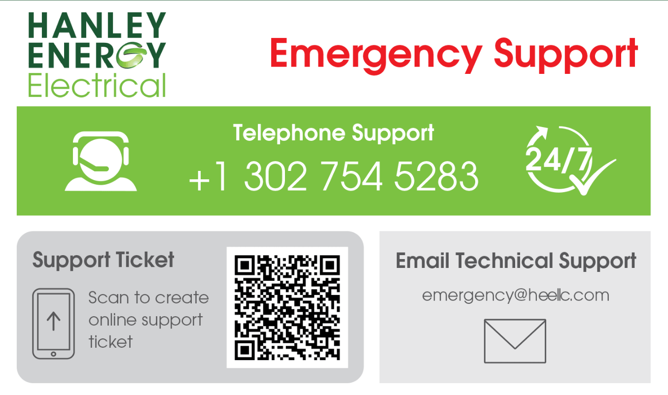24/7 Emergency Support Hanley Energy Electrical