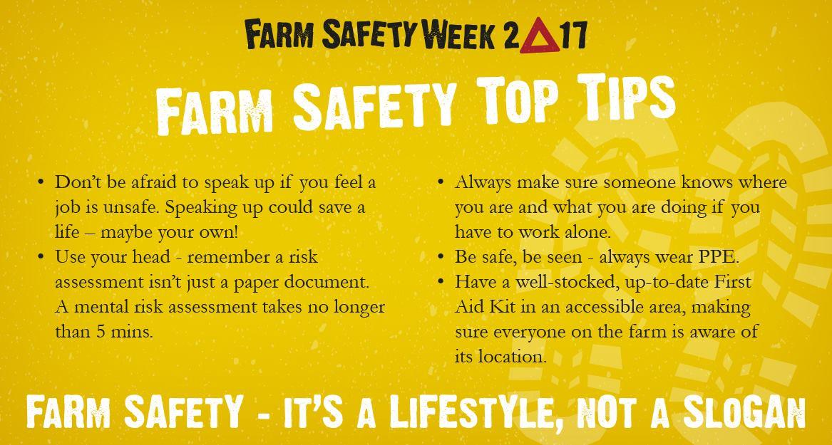Farm Safety is a lifestyle, not a slogan