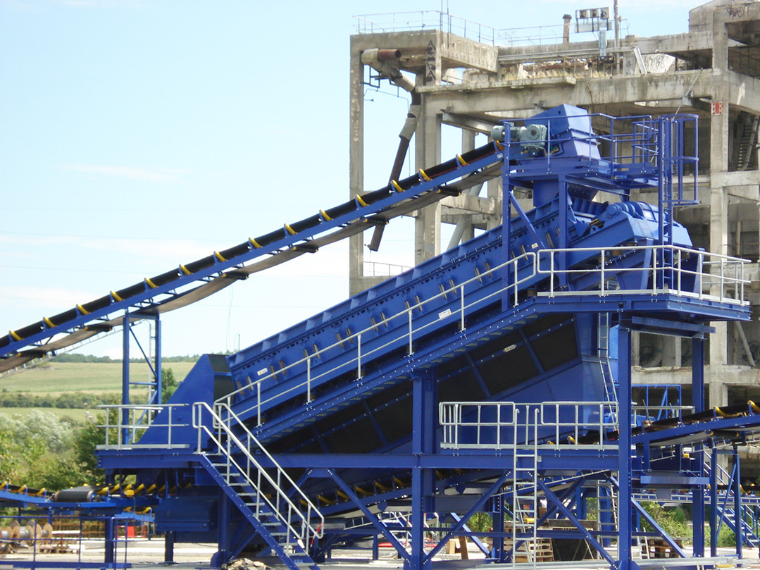 Coal crushing and screening plant N.M. Heilig