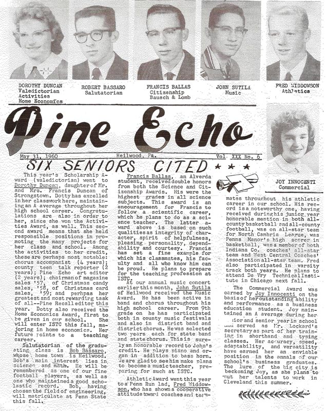 The Pine Echo The Early History of Heilwood