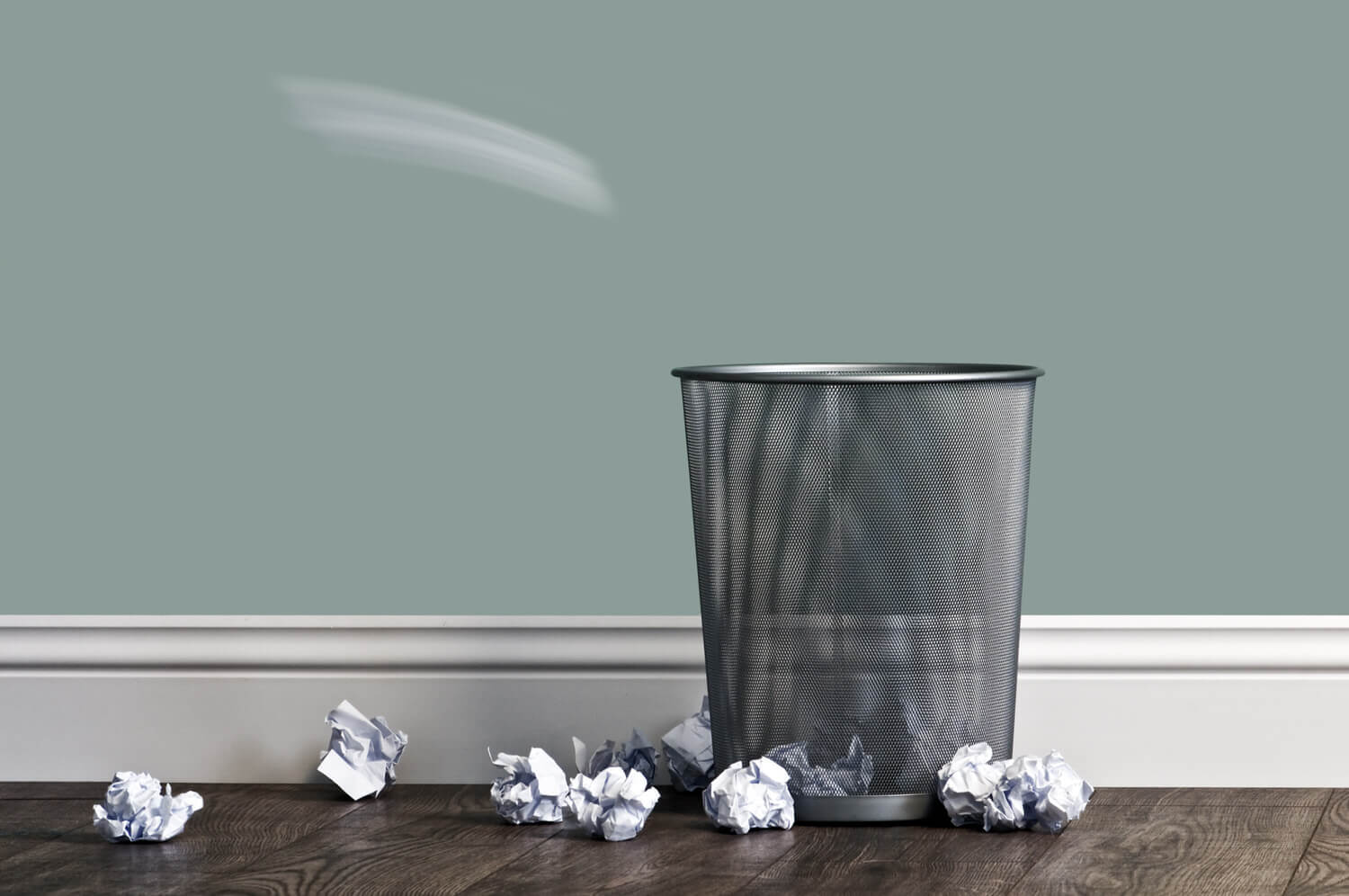 Papierkorb So schaffen Sie Ordnung im Arbeitszimmer HeimHelden®