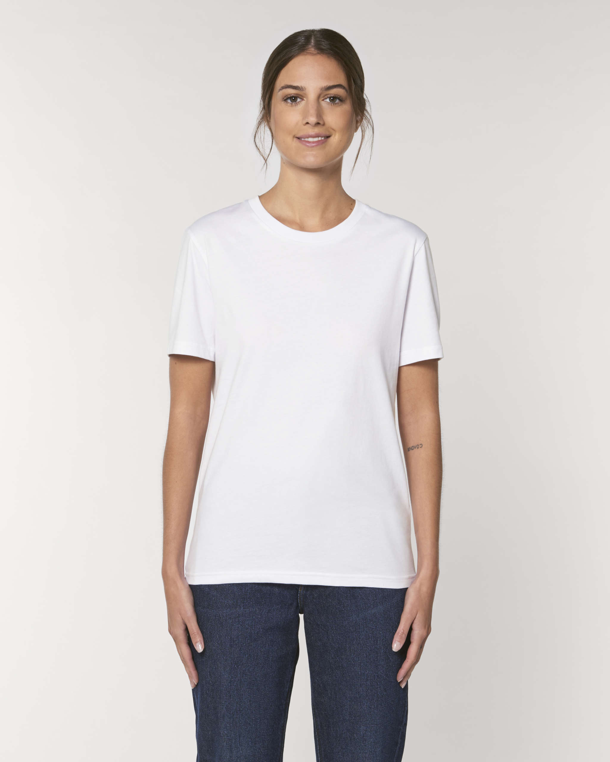 Bio TShirt Erwachsene weiß hejhenri. organic fabrics, cutting files