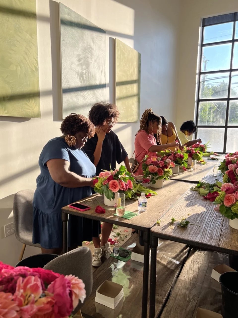 Floral Arrangement Classes in Alexandria VA Helen Olivia Flowers