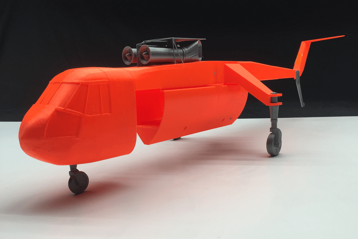 Skycrane HeliPrinted 3D Print Helicopter