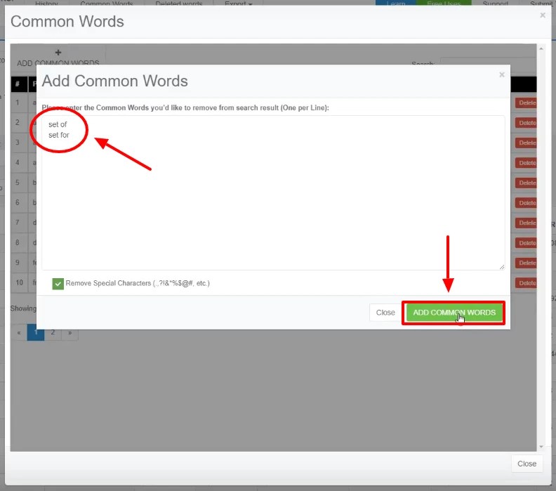 How to Remove Unwanted Words to Optimize Amazon Keyword Lists Helium