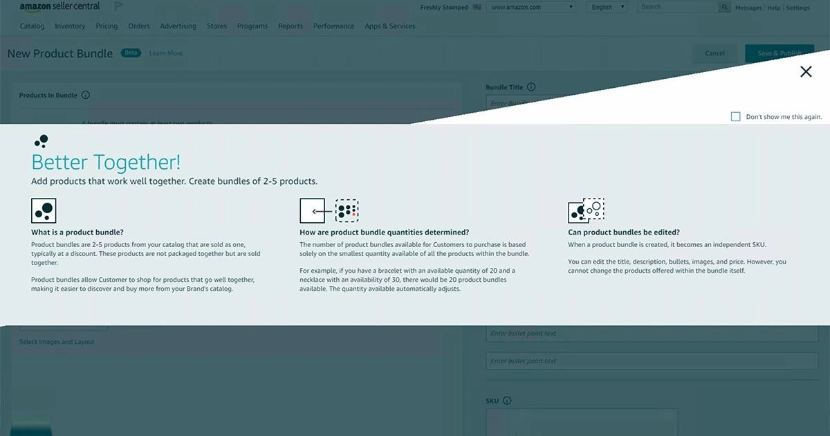 Know Everything About The New Amazon Virtual Product Bundle Tool