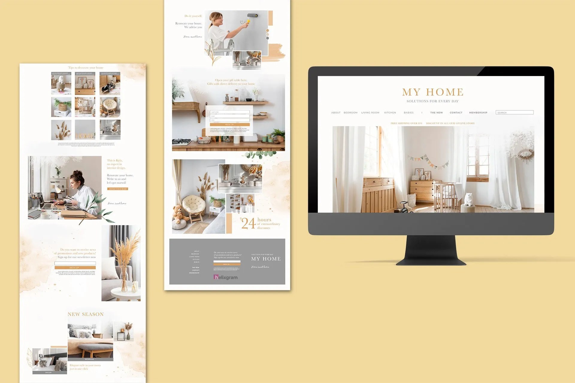 Landing Page Design Saigon, Landing Page Design HCMC Helixgram