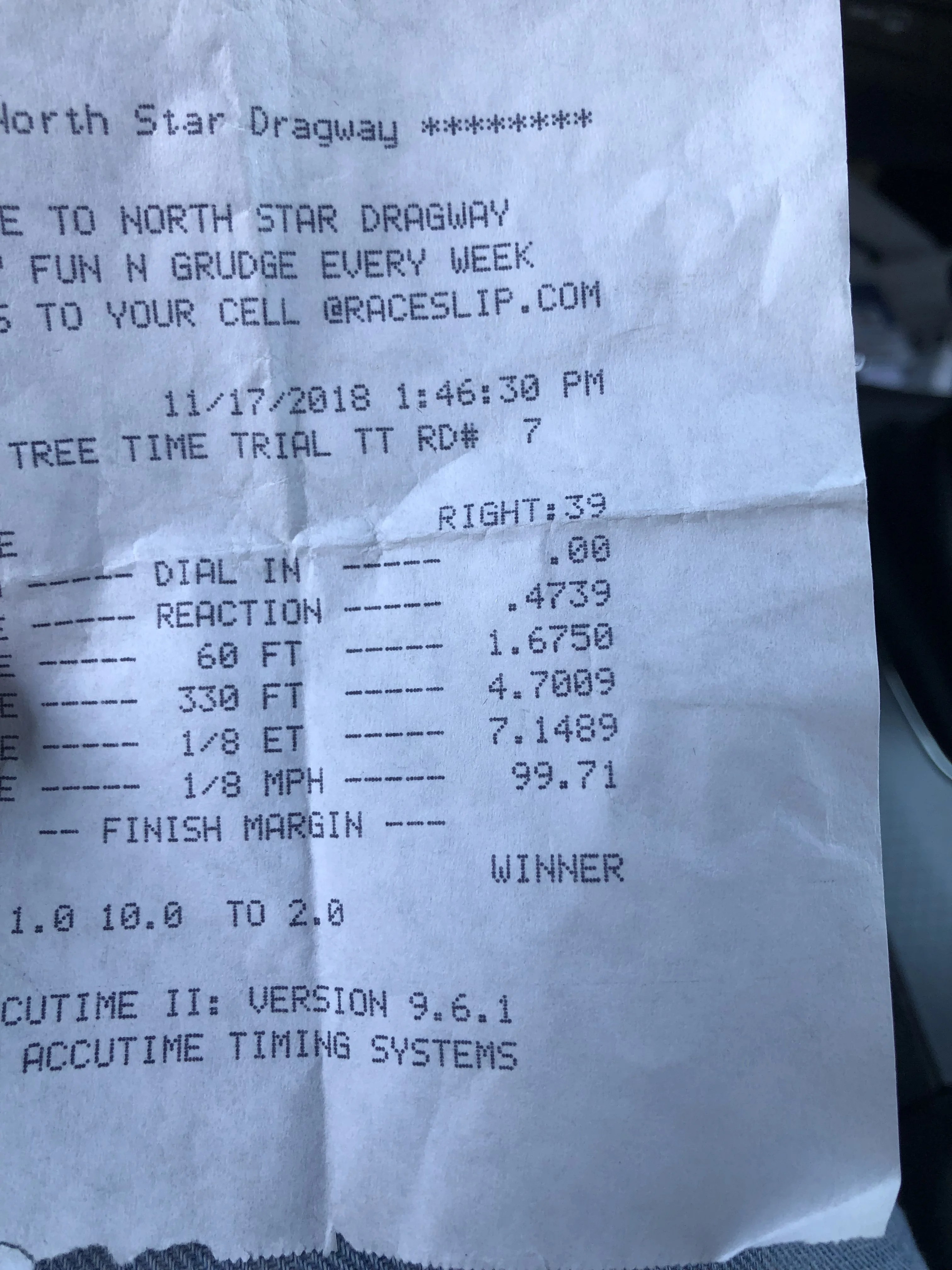 1/8 mile time slip Page 2 SRT Hellcat Forum