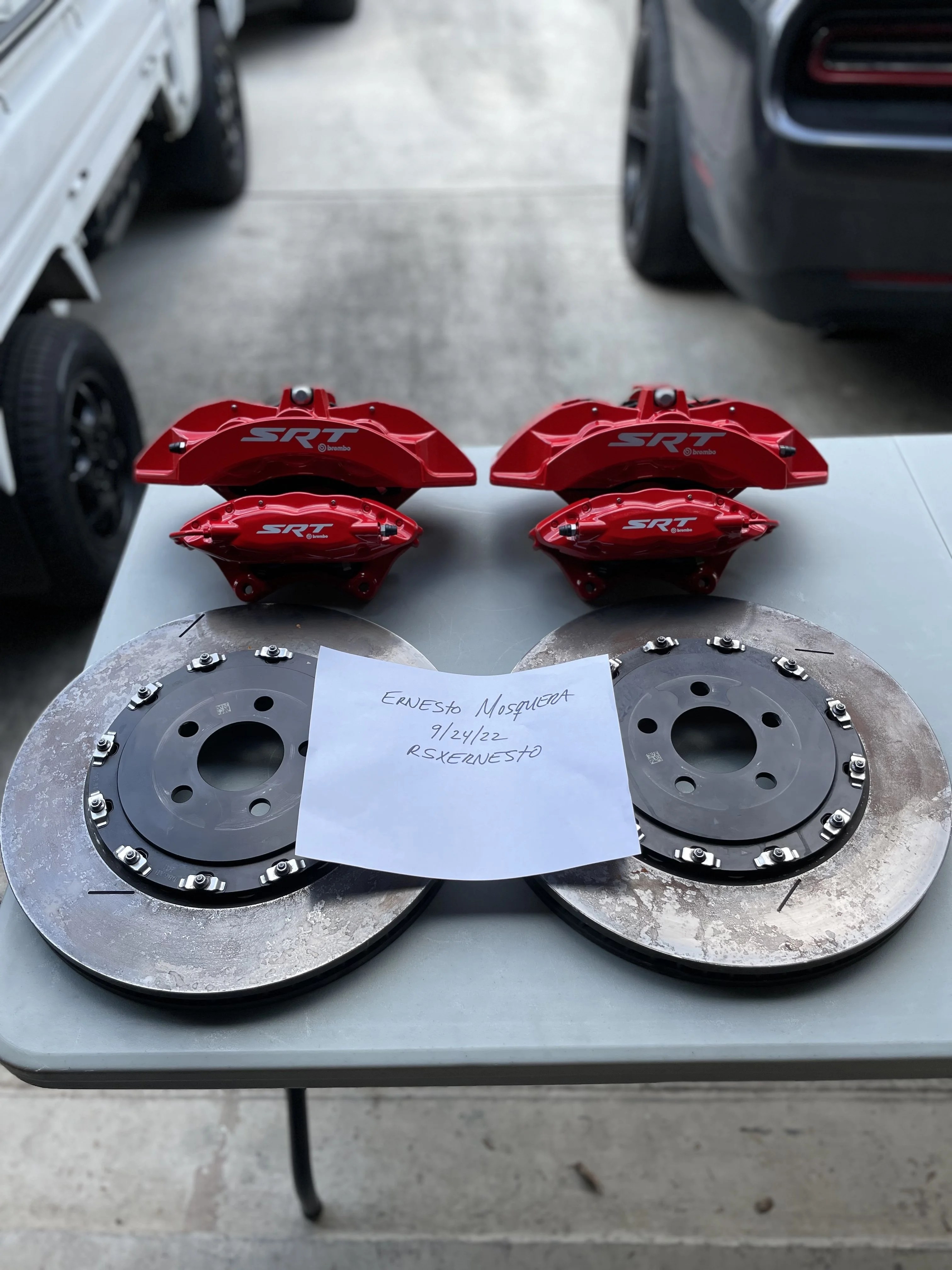 2021/2022 Challenger/Charger Hellcat OEM Brembo Brake Calipers and