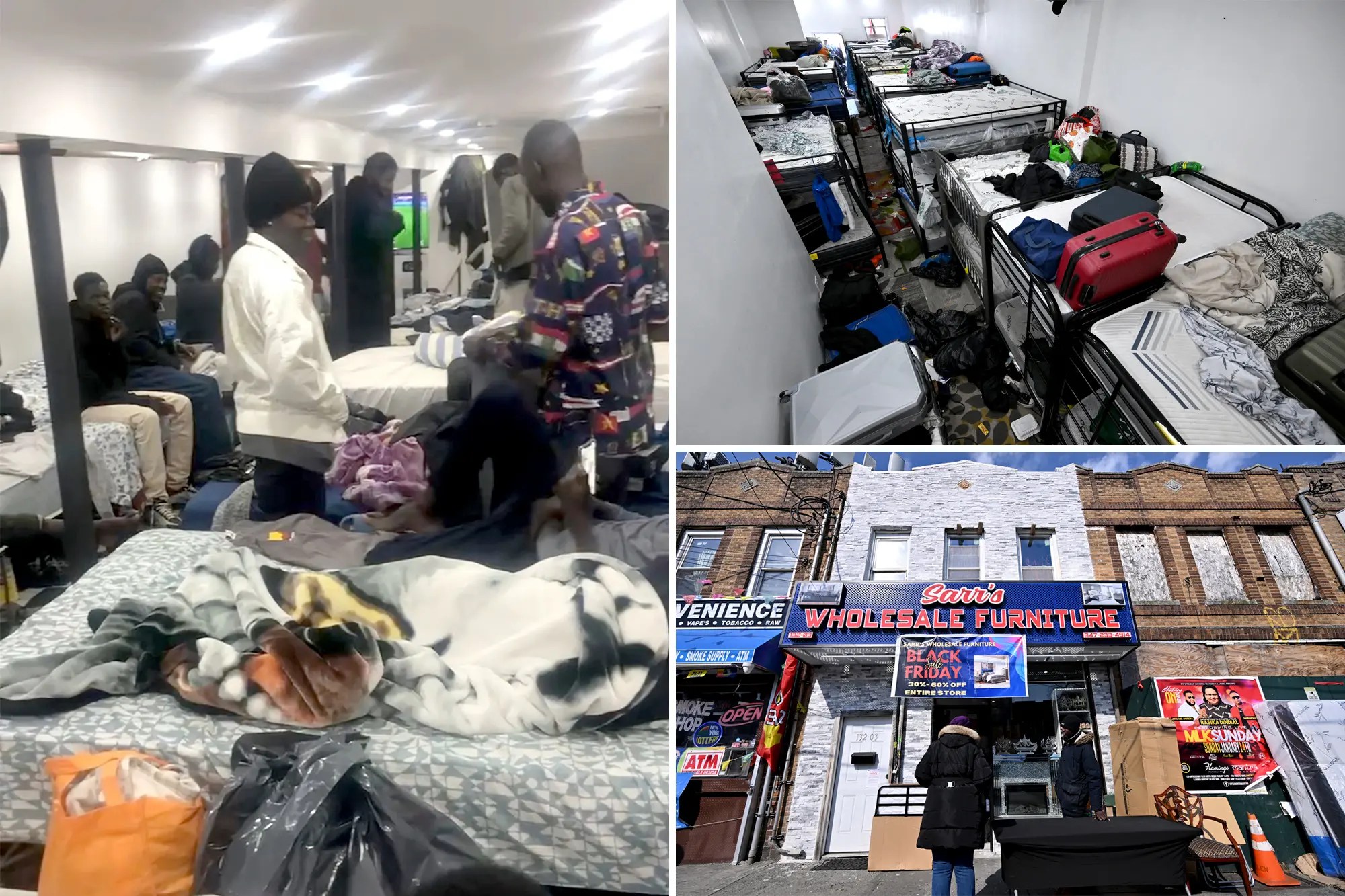 Bombeiros de NY encontram dezenas de imigrantes no basement de uma loja