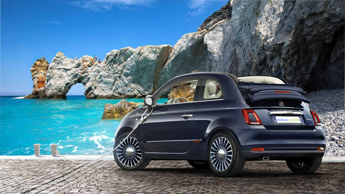 Car rentals van rentals motorbike rentals Skiathos Skopelos Volos Greece