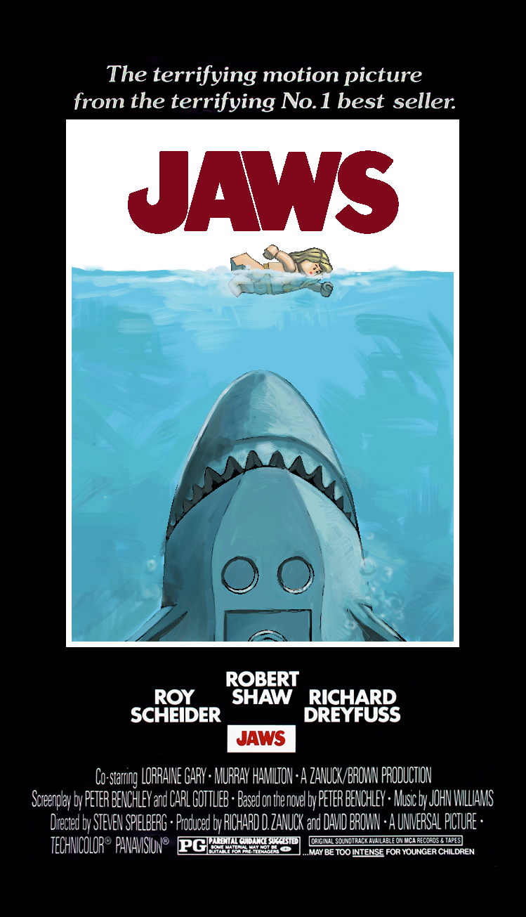 Lego Les Dents De La Mer Brick Fiesta 2015 : des affiches de films version LEGO - HelloBricks