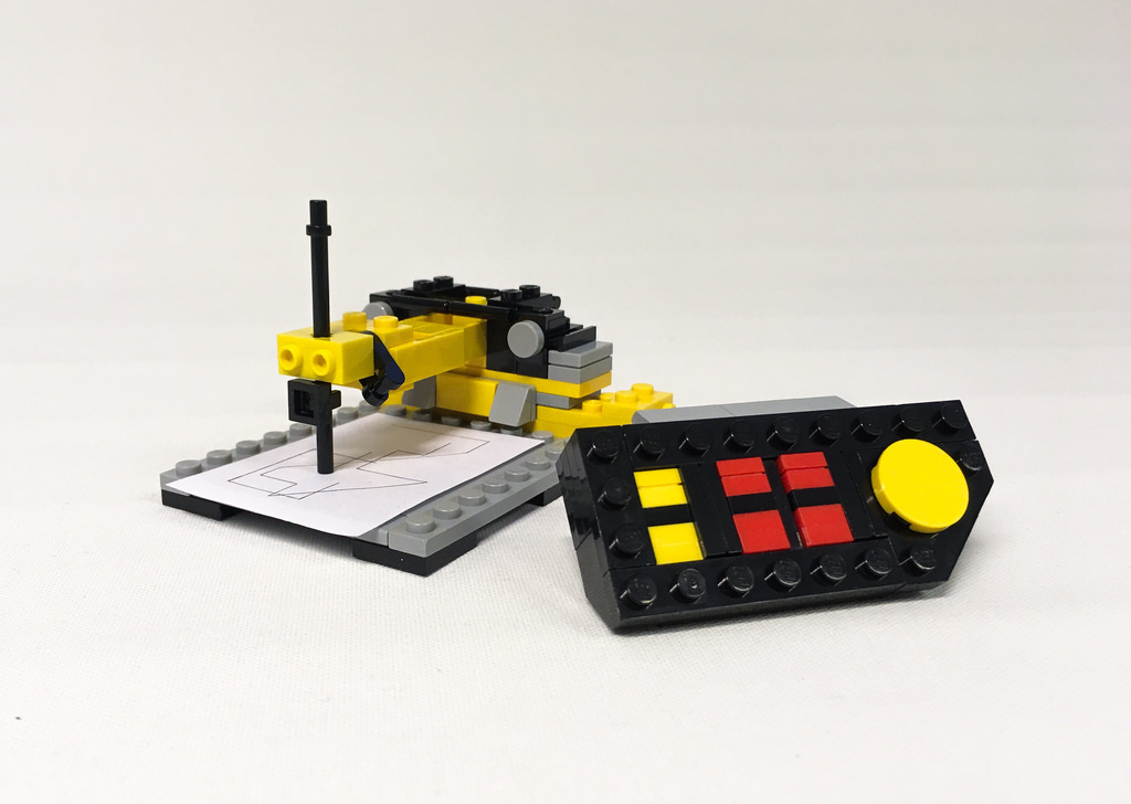 LEGO Technic 8094 Control Center microscale HelloBricks