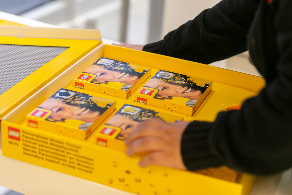 Le LEGO Mosaic Maker débarque au LEGO Store des Halles