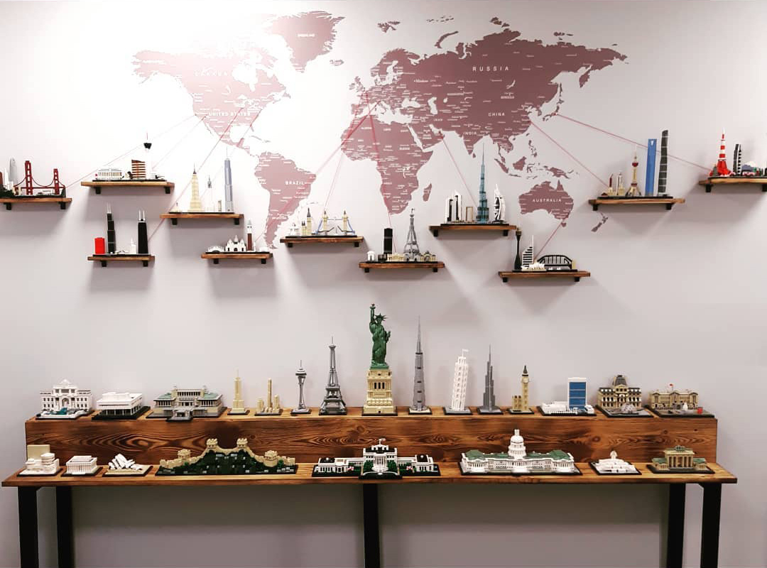 Lego Architecture Display Ideas