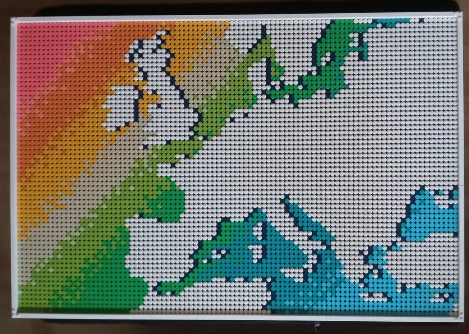 LEGO Art 31203 World Map deux modèles alternatifs officiels (avec