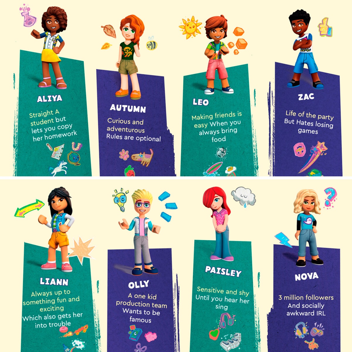 LEGO Friends 2023 un reboot de la gamme avec de nouveaux personnages