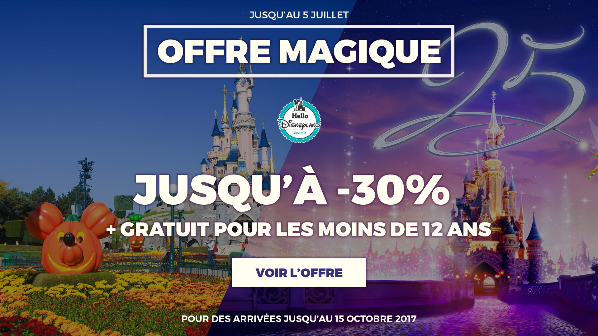 Jusqu'à 30 sur votre séjour + GRATUIT pour les moins de 12 ans