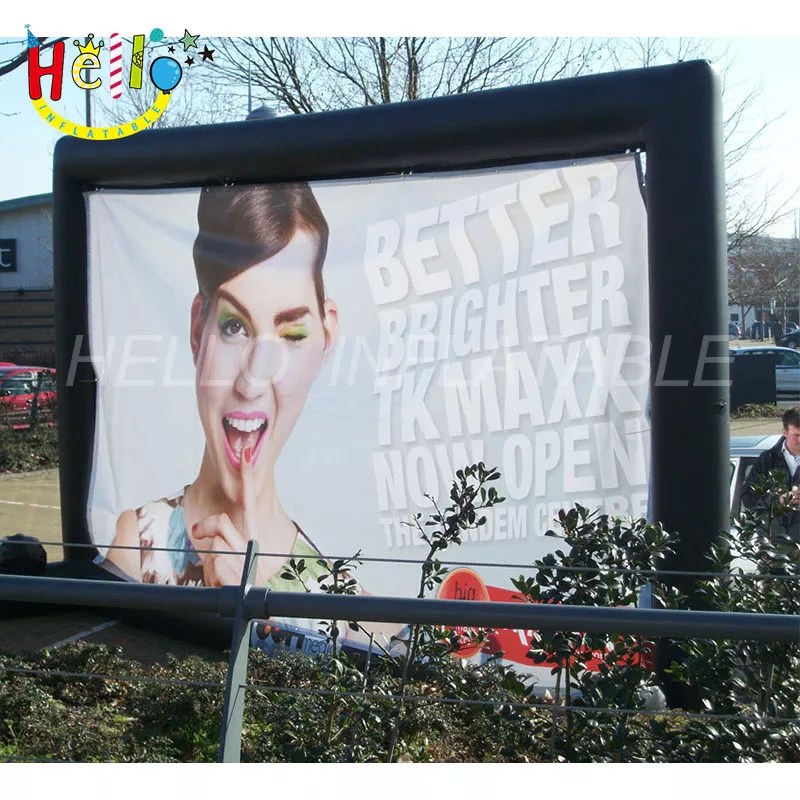 custom outdoor air inflatable billboard inflatable wall blow up billboard for advertisingHello
