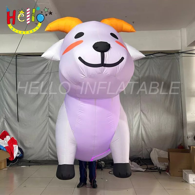 Carnival walking inflatable costumes Inflatable goat costume inflatable