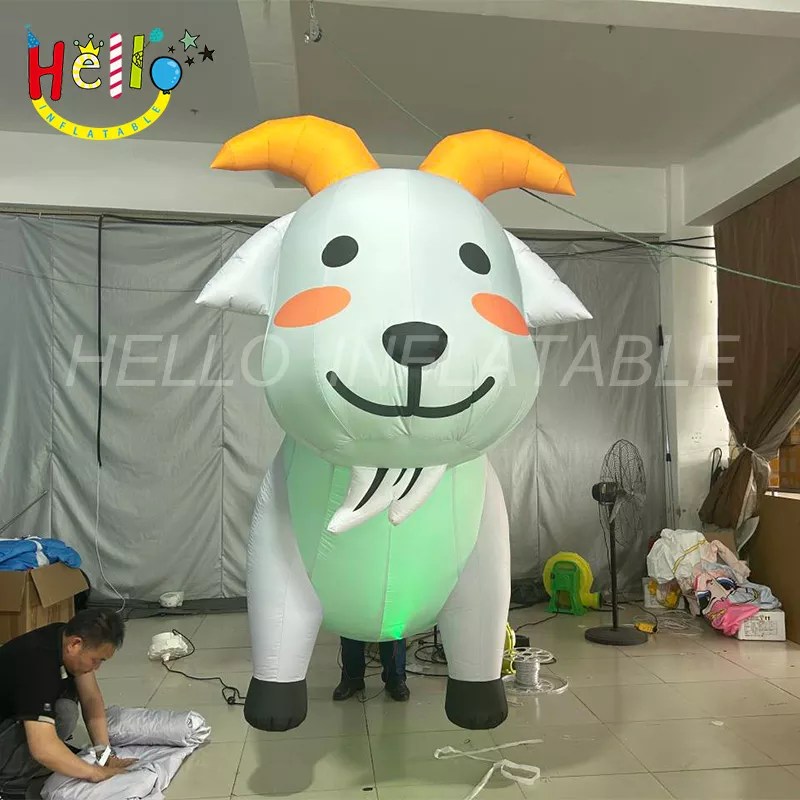 Carnival walking inflatable costumes Inflatable goat costume inflatable sheep costume for party