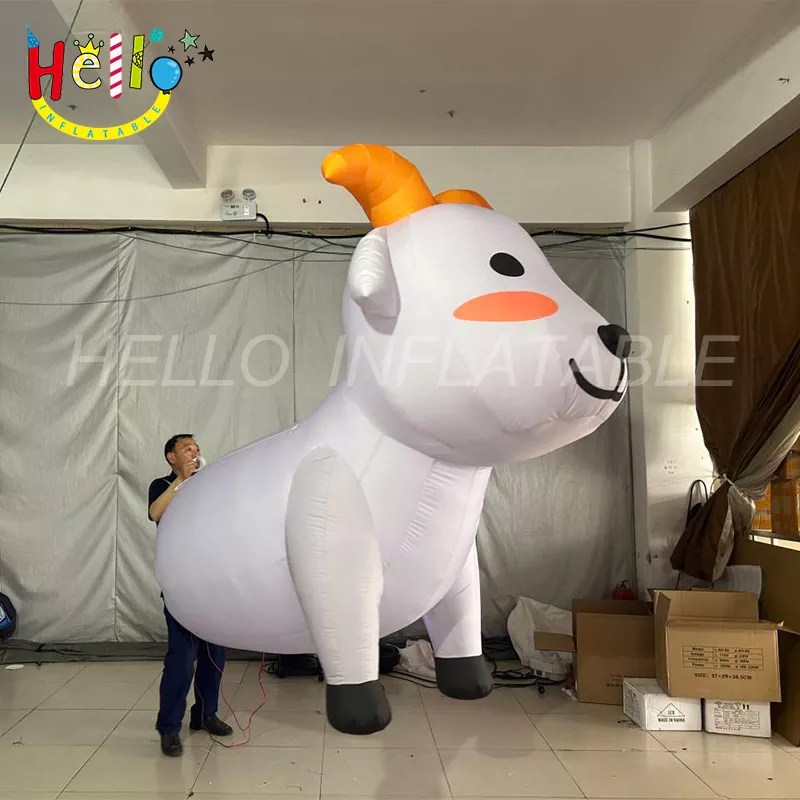 Carnival walking inflatable costumes Inflatable goat costume inflatable sheep costume for party