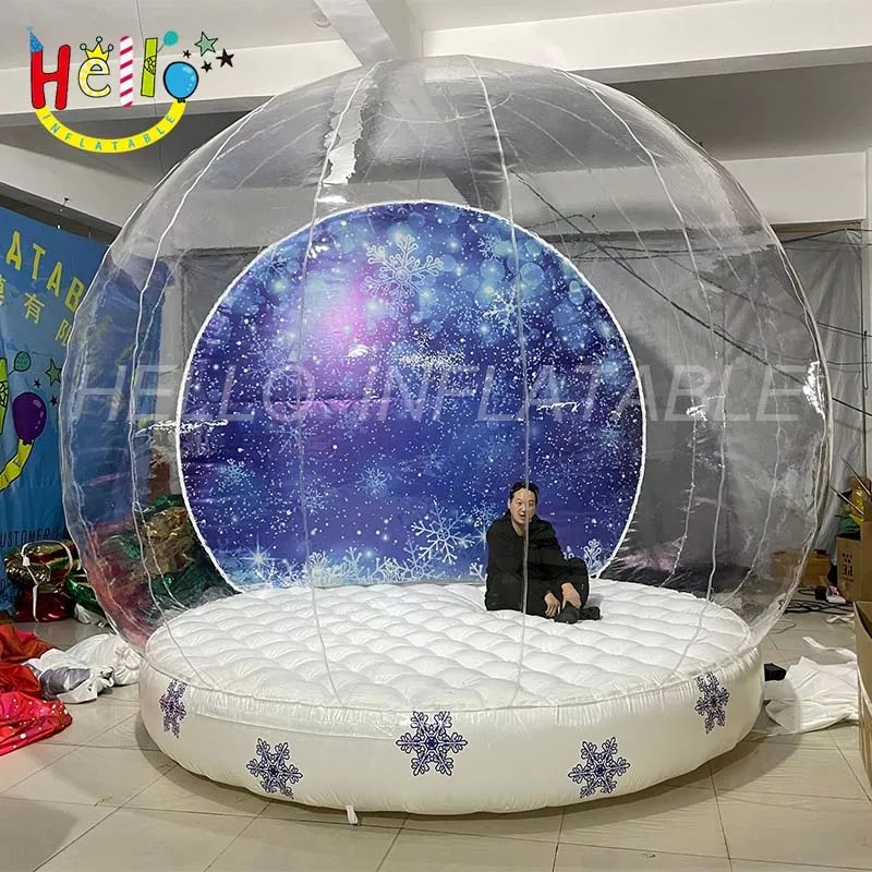 Giant inflatable Snow Globe Bubble Tent, Inflatable grottos Human Size
