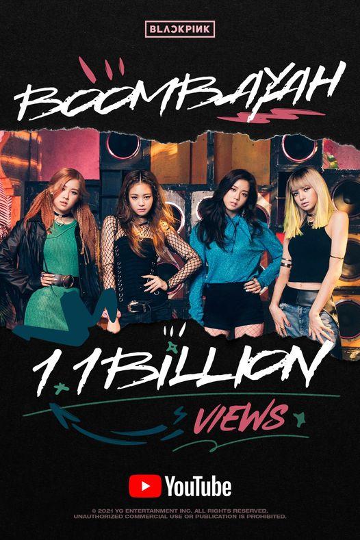 BLACKPINK's "BOOMBAYAH" MV Exceeds 1.1 Billion YouTube Views