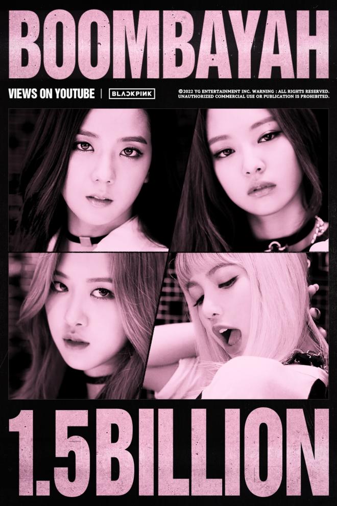 BLACKPINK's "BOOMBAYAH" MV Soars Past 1.5 Billion YouTube Views
