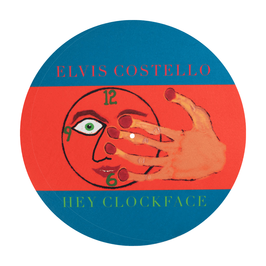 Elvis Costello Hey Clock Face Slipmat