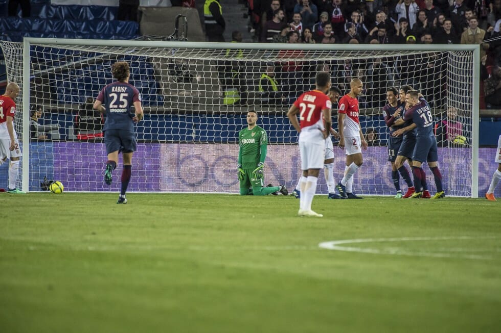 AS Monaco lost 71 to PSG