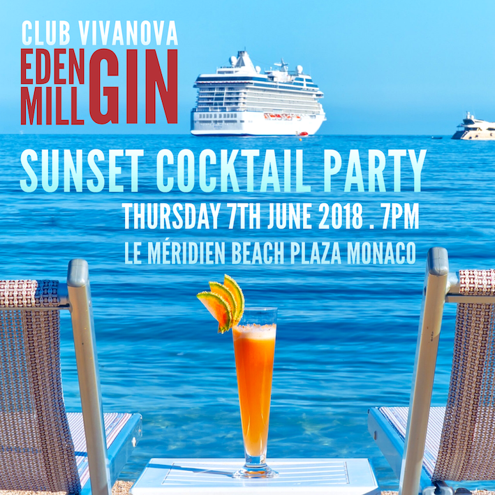 Eden Mill Gin Sunset Cocktail Party with Club Vivanova