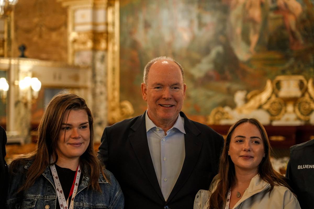 Prince Albert II awards Winners of the ERallye MonteCarlo 2024