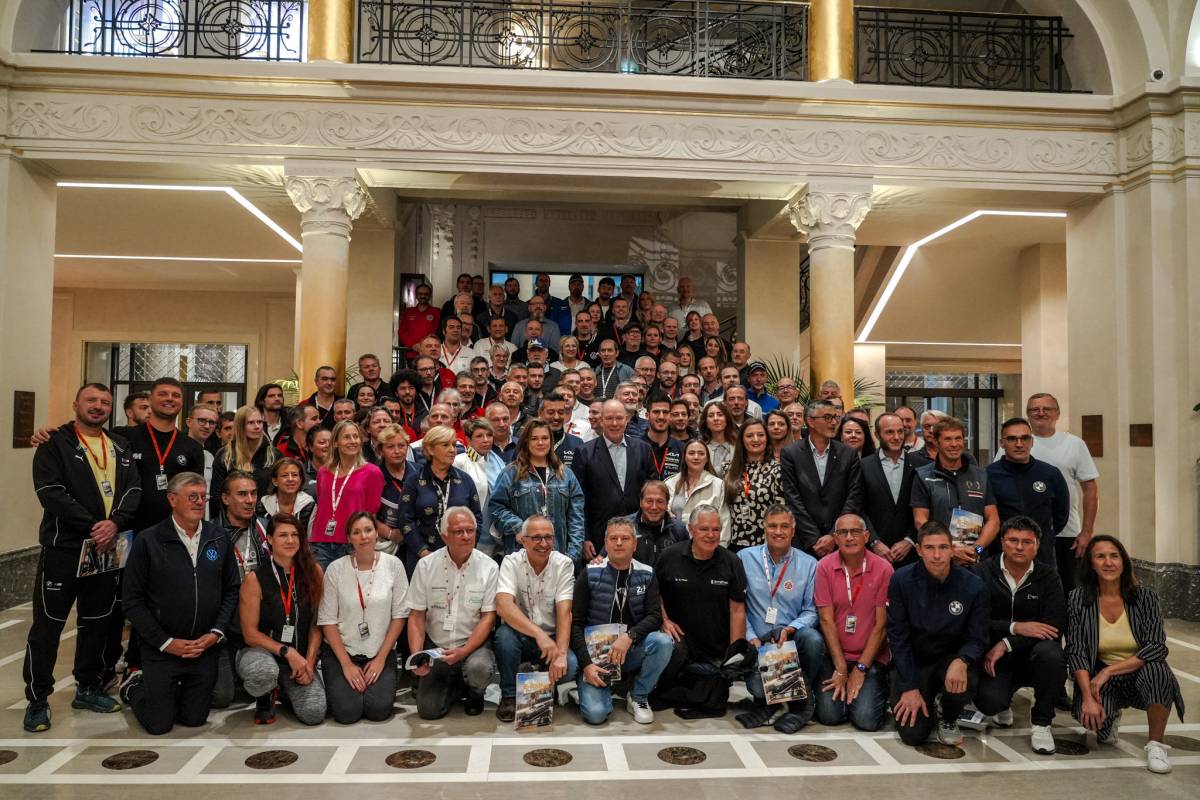 Prince Albert II awards Winners of the ERallye MonteCarlo 2024