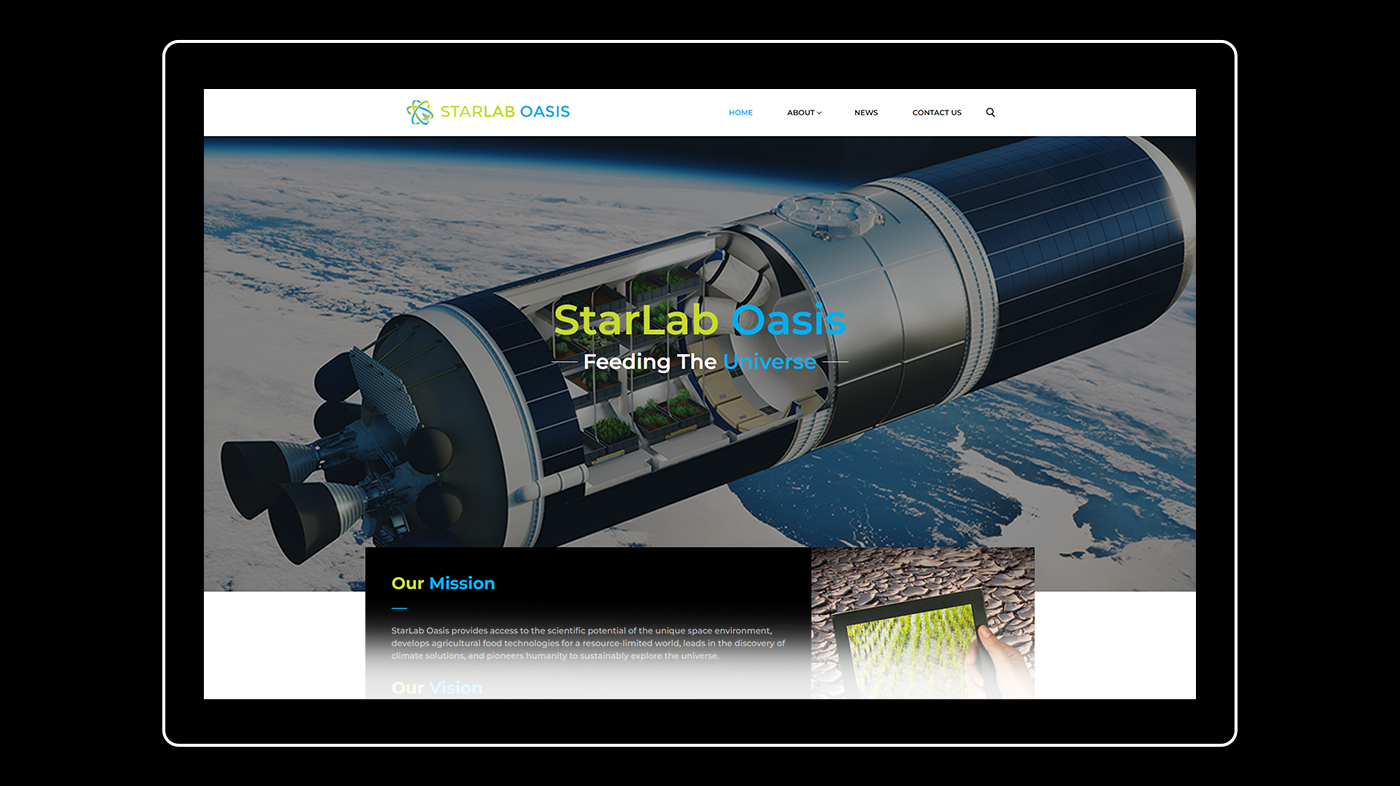 Website for Space research in Abu Dhabi Starlab Oasis(03)